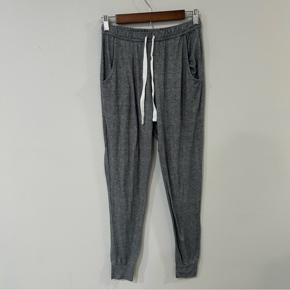 Born Women’s Gray Charcoal Jogger Sweatpants Drawstring Front Tie Size Medium - Picture 2 of 6